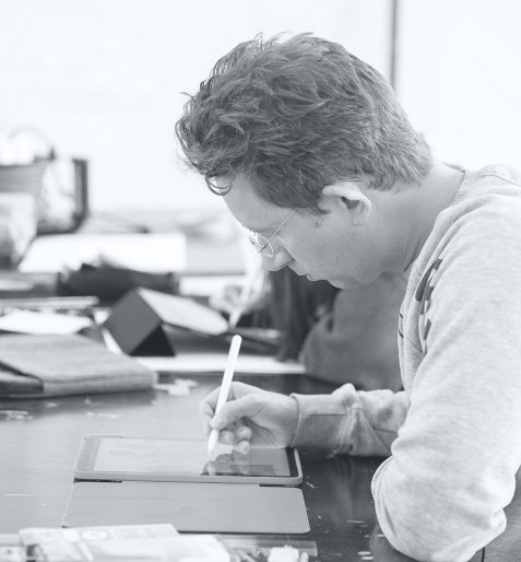 Digitales Modellieren an der Freien Kunstakademie Frankfurt