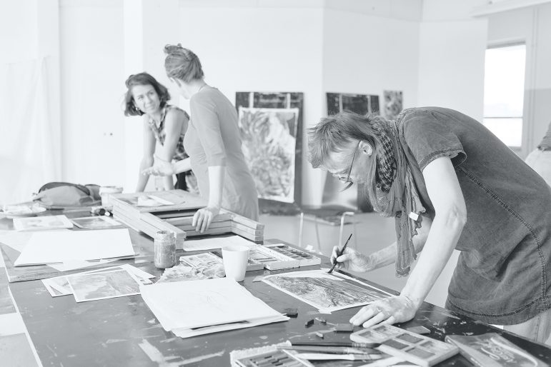 Malkurs an der Freien Kunstakademie Frankfurt