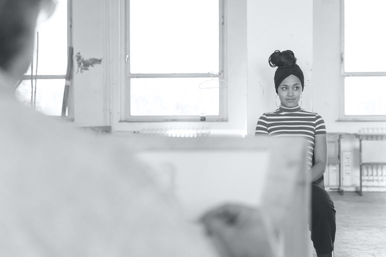 Portraitzeichnen an der Freien Kunstakademie Frankfurt