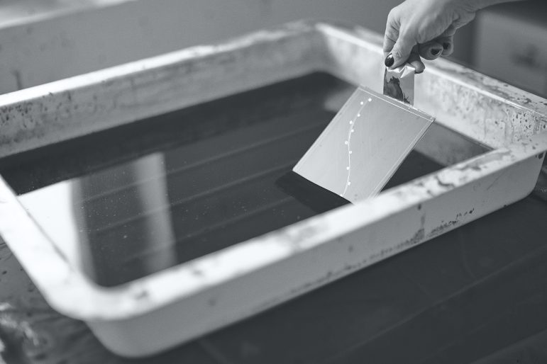 Radierkurs in der Freien Kunstakademie Frankfurt