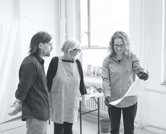 Radierkurs in der Freien Kunstakademie Frankfurt