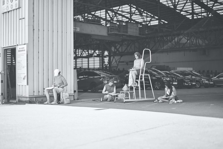 Zeichenkurs an der Freien Kunstakademie Frankfurt